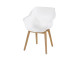 Hartman | Tuinstoel Sophie met Armleuningen Teak | Royal White